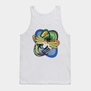 Green Fairy. Abstraction Tank Top